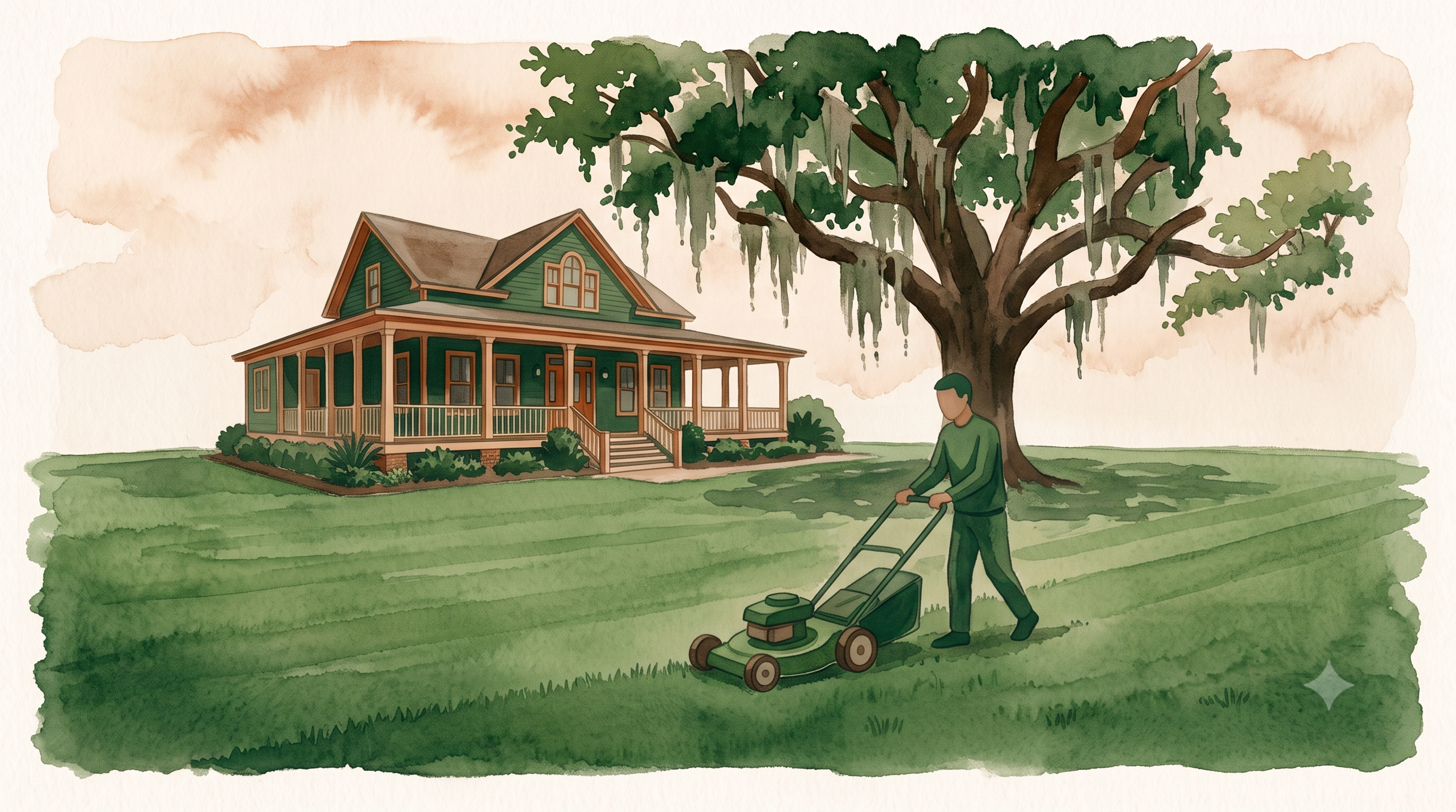 Professional lawn mowing service in Johns Island SC