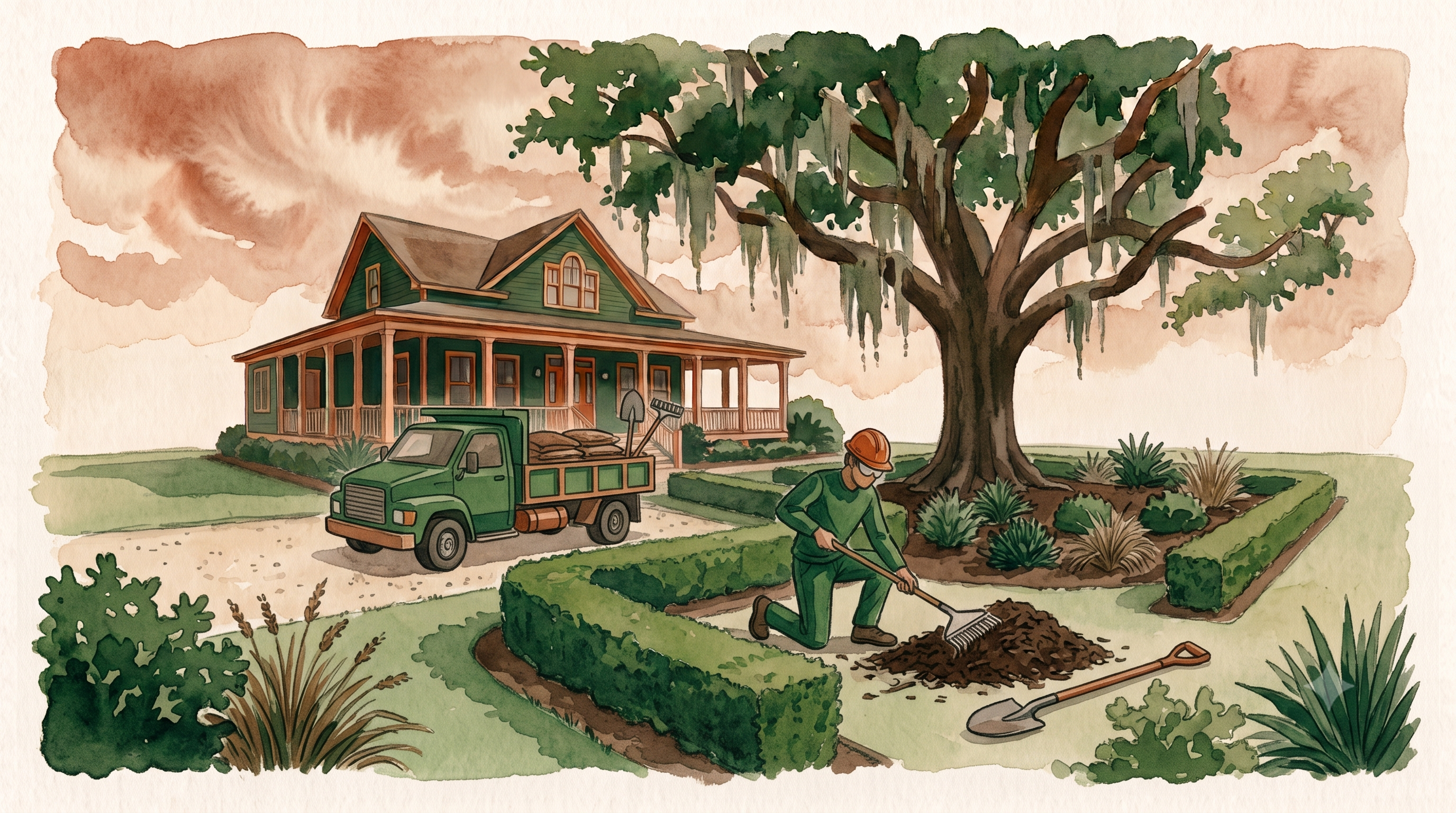 Professional mulching service in Johns Island SC