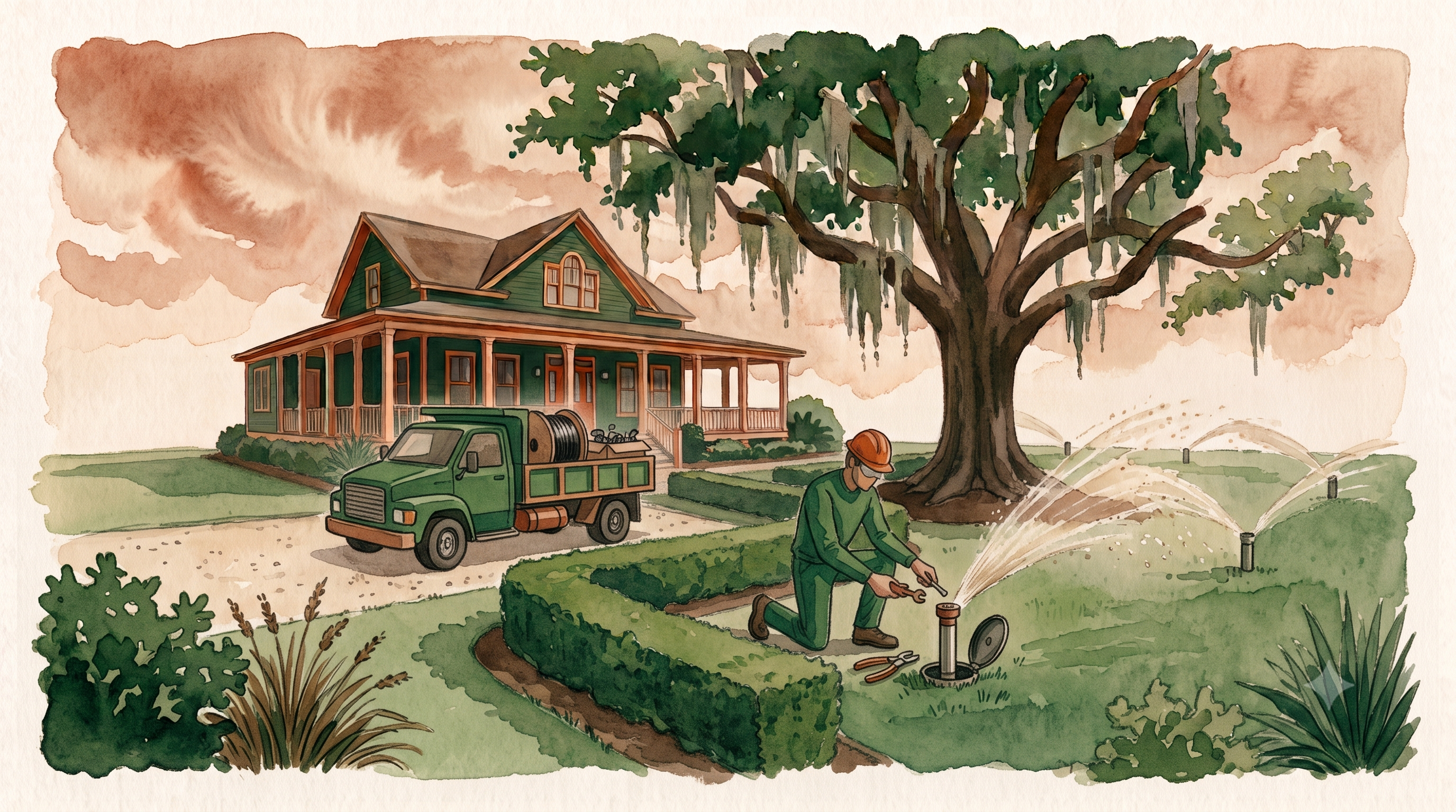 Irrigation system repair in Johns Island SC